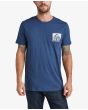 Hombre con camiseta de manga corta Reef Wellie azul marino 