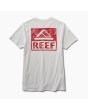 Camiseta de manga corta Reef Wellie blanca para hombre posterior