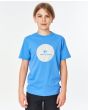 Niño con camiseta de manga corta Rip Curl Corp Icon azul 