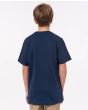 Niño con camiseta de manga corta Rip Curl Desti azul marino espalda