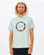 Hombre con camiseta de manga corta Rip Curl Fill Me Up verde menta