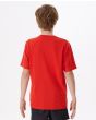 Niño con camiseta de manga corta Rip Curl Surf Vibrations Boy roja posterior