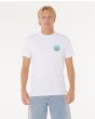 Hombre con Camiseta de manga corta Rip Curl Wettie Passage Icon Blanca