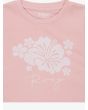 Camiseta de manga corta Roxy Girl Baby One More Time Rosa para chica 8-16 años estampado