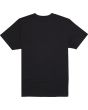 Camiseta de manga corta RVCA Big RVCA negra para hombre posterior