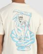 Hombre con Camiseta de manga corta Rvca Luke Pelletier x Kristen Liu Wong beige estampado