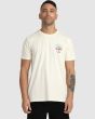 Hombre con Camiseta de manga corta Rvca Luke Pelletier x Kristen Liu Wong beige