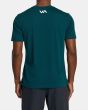Hombre con Camiseta deportiva de manga corta RVCA VA Sport Blur Deep Sea posterior
