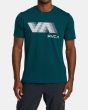 Hombre con Camiseta deportiva de manga corta RVCA VA Sport Blur Deep Sea