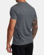 Hombre con Camiseta deportiva de manga corta RVCA VA Sport Vent Gris espalda