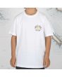 Niño con camiseta de manga corta Salty Crew Baja Fresh blanca