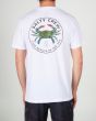 Hombre con Camiseta de manga corta Salty Crew Blue Crabber Premium Blanca