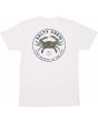 Camiseta de manga corta Salty Crew Blue Crabber Premium Blanca para hombre posterior