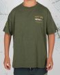 Niño con camiseta de manga corta Salty Crew Bruce Boys verde frontal