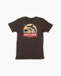 Camiseta de manga corta Salty Crew Deep Drop Premium negra para hombre posterior