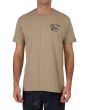 Hombre con camiseta de manga corta Salty Crew Fish Fight khaki Heather frontal