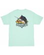 Camiseta de manga corta Salty Crew Gone Sailin Standard turquesa para hombre posterior