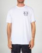 Hombre con Camiseta de manga corta Salty Crew Hut Standard Blanca frontal