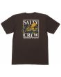 Camiseta de manga corta Salty Crew Ink Slinger Boys negra para niños de 8 a 14 años posterior