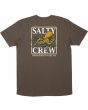 Camiseta de manga corta Salty Crew Ink Slinger Standard gris para hombre posterior