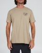 Hombre con Camiseta de manga corta Salty Crew Market Standard Caqui frontal