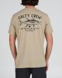 Hombre con Camiseta de manga corta Salty Crew Market Standard Caqui