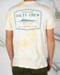 Hombre con camiseta de manga corta Salty Crew Stealth Tie Dye Premium blanca