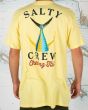 Hombre con Camiseta de manga corta Salty Crew Tailed Standard Amarilla