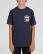 Niño con Camiseta de manga corta Salty Crew Tsunami Boys Azul Marino  frontal