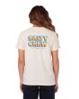 Mujer con Camiseta Oversize Salty Crew Summertime Boyfriend Bone espalda