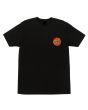 Camiseta de manga corta Santa Cruz Classic Dot Chest Negra para hombre