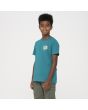 Niño con Camiseta de manga corta Santa Cruz Grid Delta Dot Kids Verdigris 