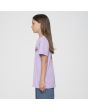 Niña con Camiseta de manga corta Santa Cruz Youth Rigid Screaming Hand Lavanda lateral