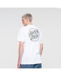 Hombre con Camiseta de manga corta Santa Cruz Alive Dot Blanca