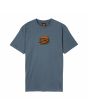 Camiseta de manga corta Santa Cruz Kendall End Of The Dot gris tormenta para hombre frontal