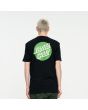 Hombre con Camiseta de manga corta Santa Cruz Shadowless Dot Negra posterior