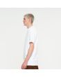 Hombre con Camiseta de manga corta Santa Cruz Shadowless Dot blanca lateral