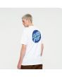 Hombre con Camiseta de manga corta Santa Cruz Shadowless Dot blanca