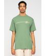 Hombre con camiseta de manga corta Santa Cruz Dot Stripe verde