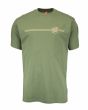 Camiseta de manga corta Santa Cruz Dot Stripe verde para hombre