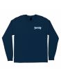 Camiseta de manga larga Santa Cruz x Thrasher Flame Dot Azul Marino para hombre