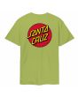 Camiseta Orgánica de manga corta Santa Cruz Classic Dot Chest Apple para hombre posterior