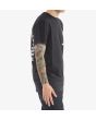 Hombre con camiseta de Manga Corta DC Shoes Reach For It negro derecha