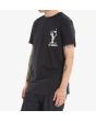 Hombre con camiseta de Manga Corta DC Shoes Reach For It negro izquierda