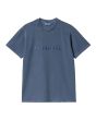 Camiseta holgada de manga corta Carhartt WIP Duster Elder Azul teñida con pigmentos para hombre