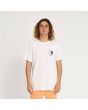 Hombre con Camiseta de manga corta Town & Country Ying Yang Logo blanca frontal