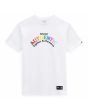 Camiseta de manga corta Vans 2023 Pride Blanca Unisex