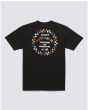 Camiseta de manga corta Vans 2023 Pride II Negra Unisex
