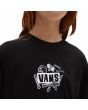 Niño con Camiseta de manga corta Vans Bone Yard Negra estampado pecho