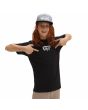 Niño con Camiseta de manga corta Vans Bone Yard Negra frontal